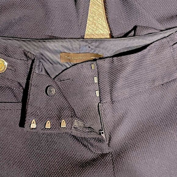 The Limited, Drew-Fit, Lined, Navy, Clasp—Front, Suit/Dress-Slacks/. Size 10. - Picture 6 of 10